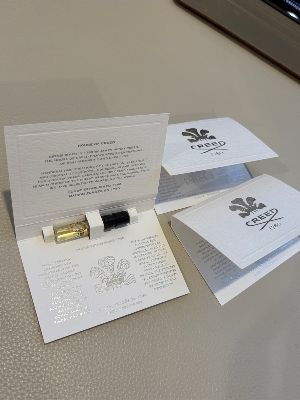 Creed Centaurus eau de parfum (3 samples )